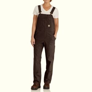 Carhartt - Women's Rugged Flex® Loose Fit Canvas Bib Overalls